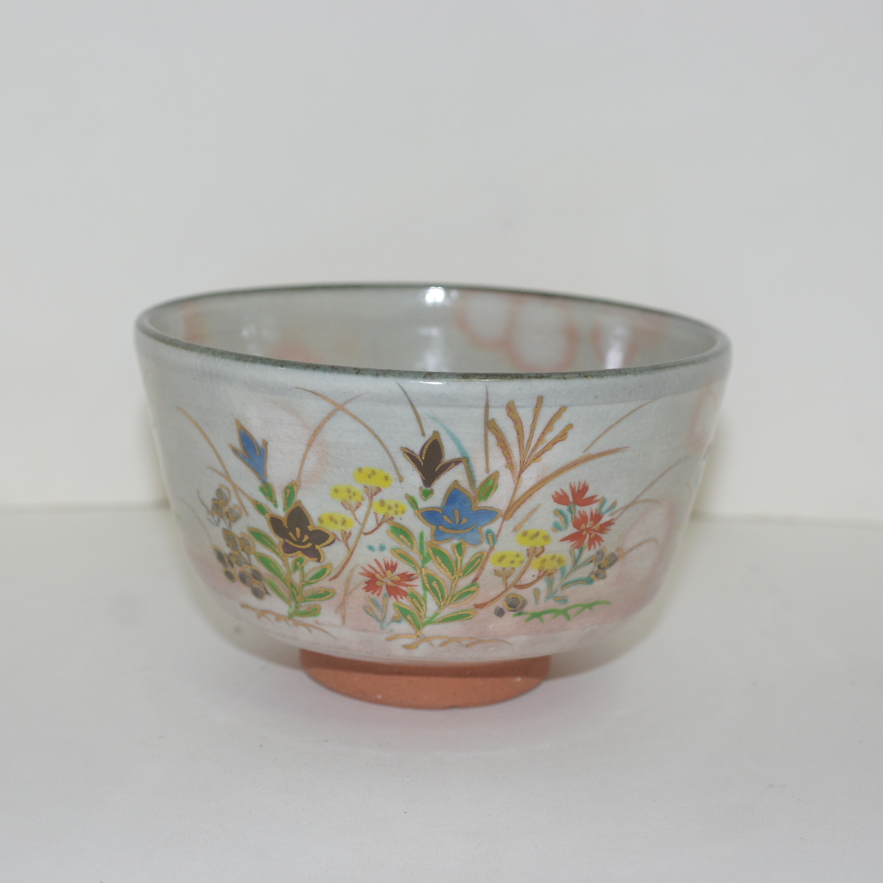 평안 청자순금채화문 말찻잔