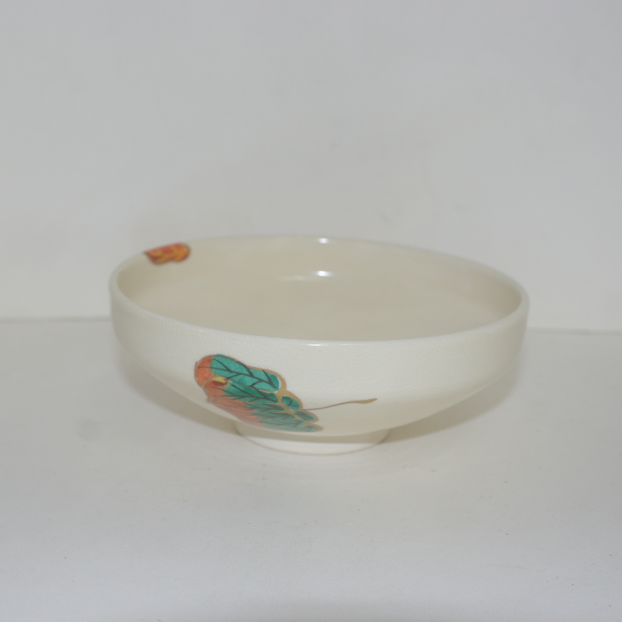 평안 사스마분청자 순금채화문 말찻잔