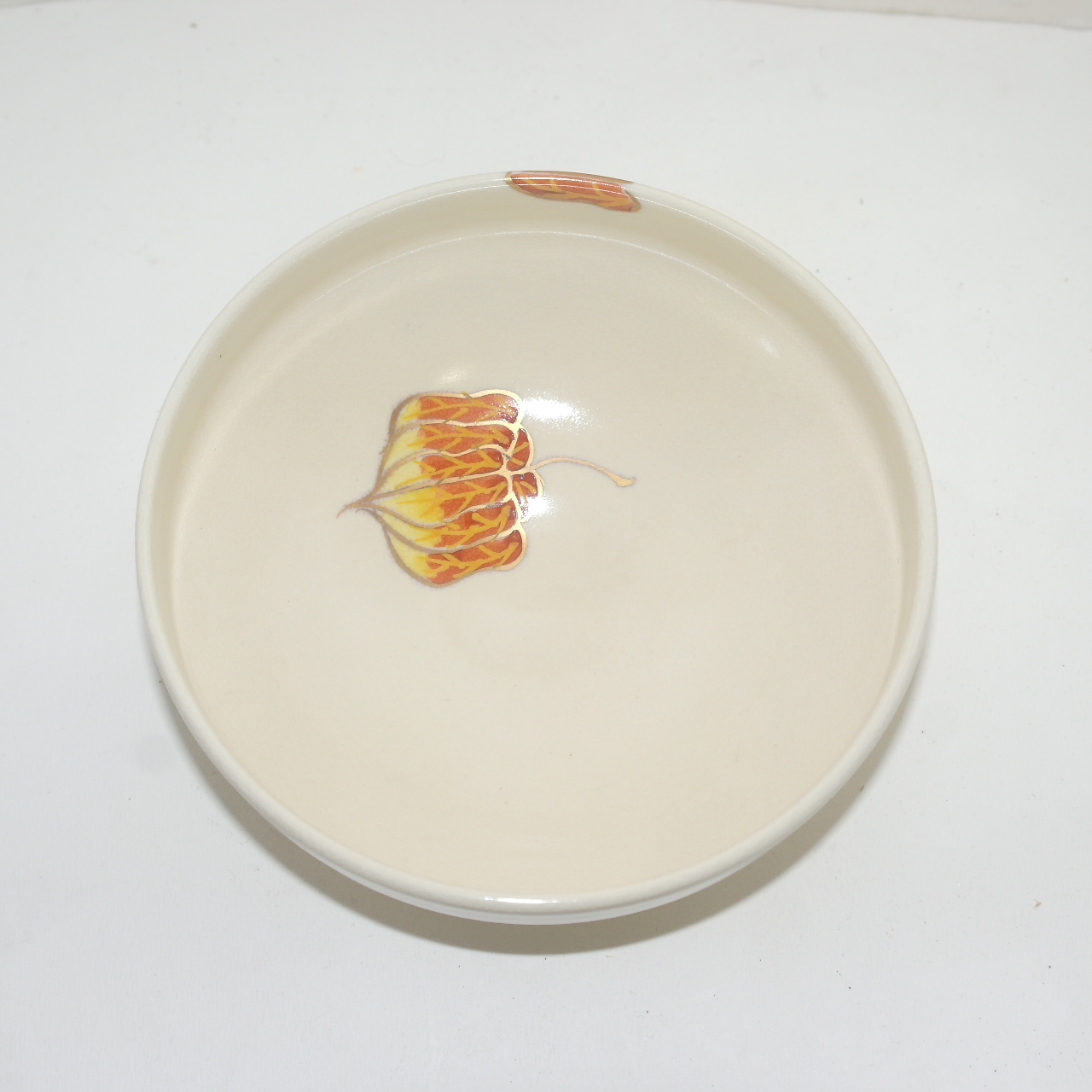 평안 사스마분청자 순금채화문 말찻잔