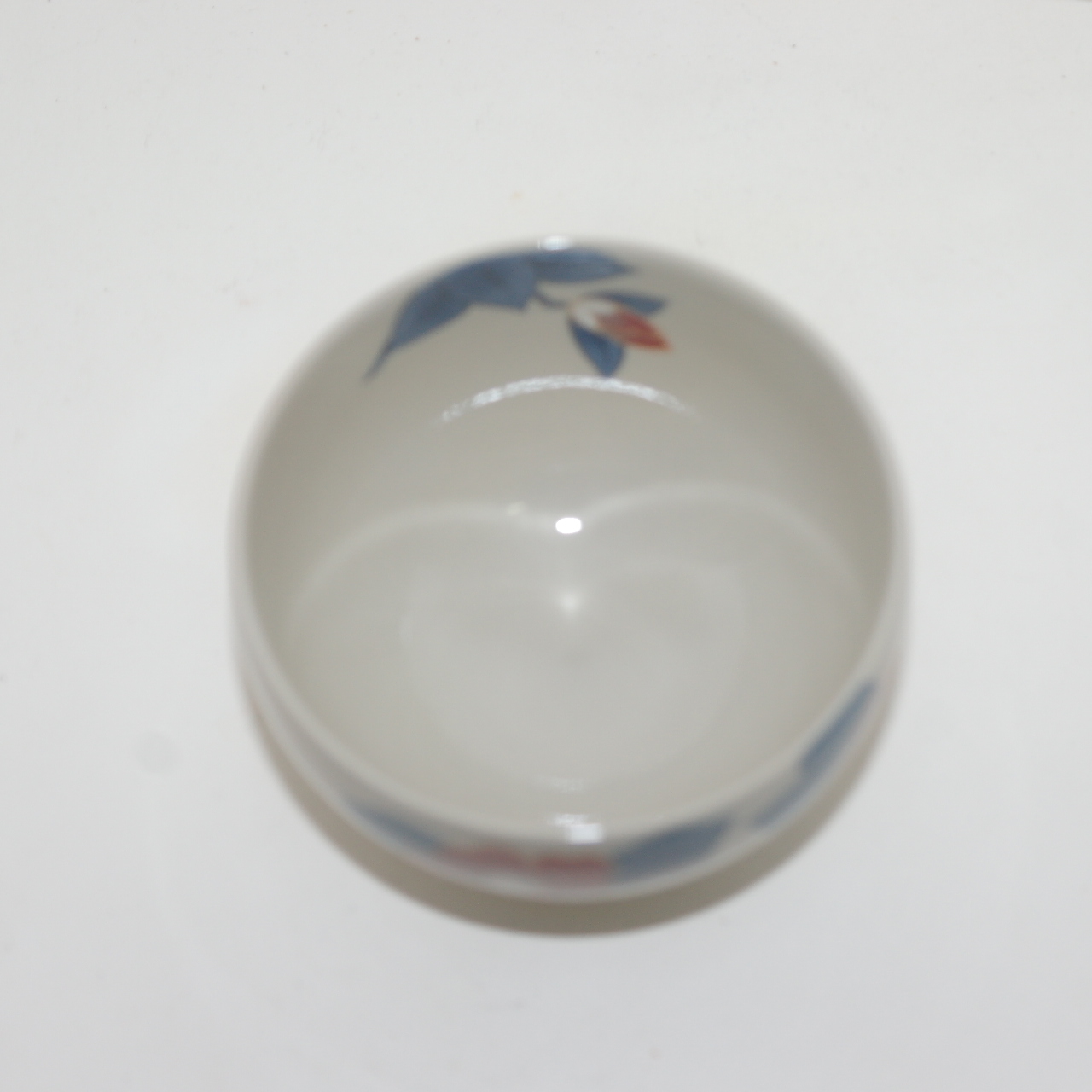 조선도공의 후예 아리따(有田) 청자청화진사화문 오목잔 5점셋트