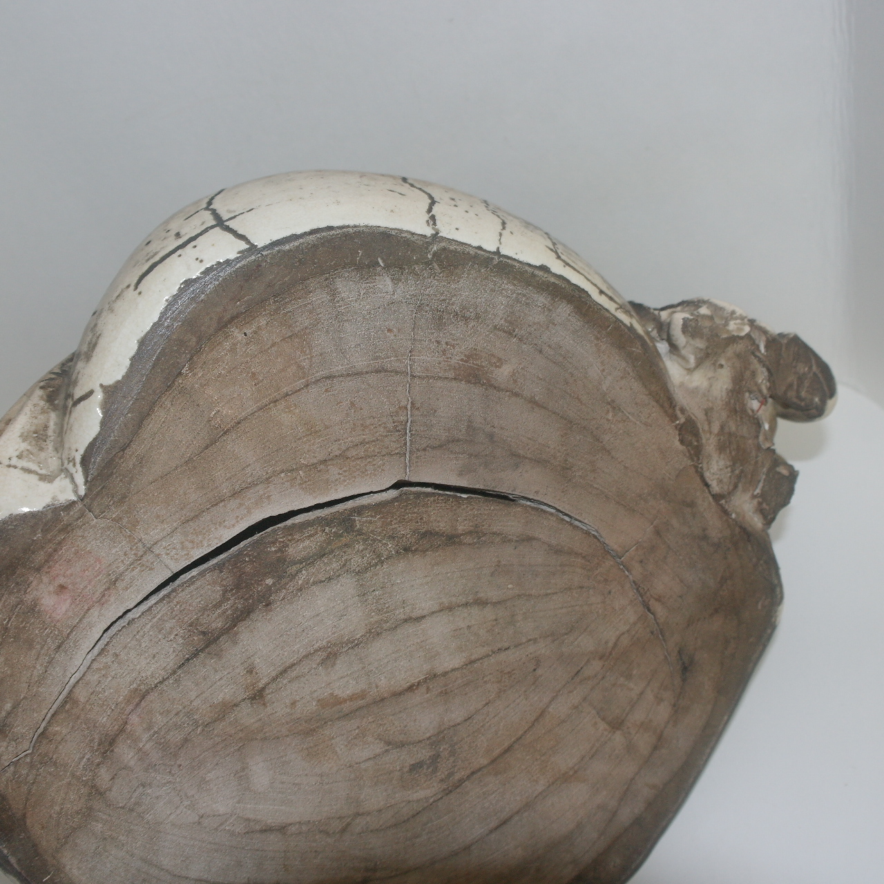 에도시기 골동 청자 포대화상 조각상