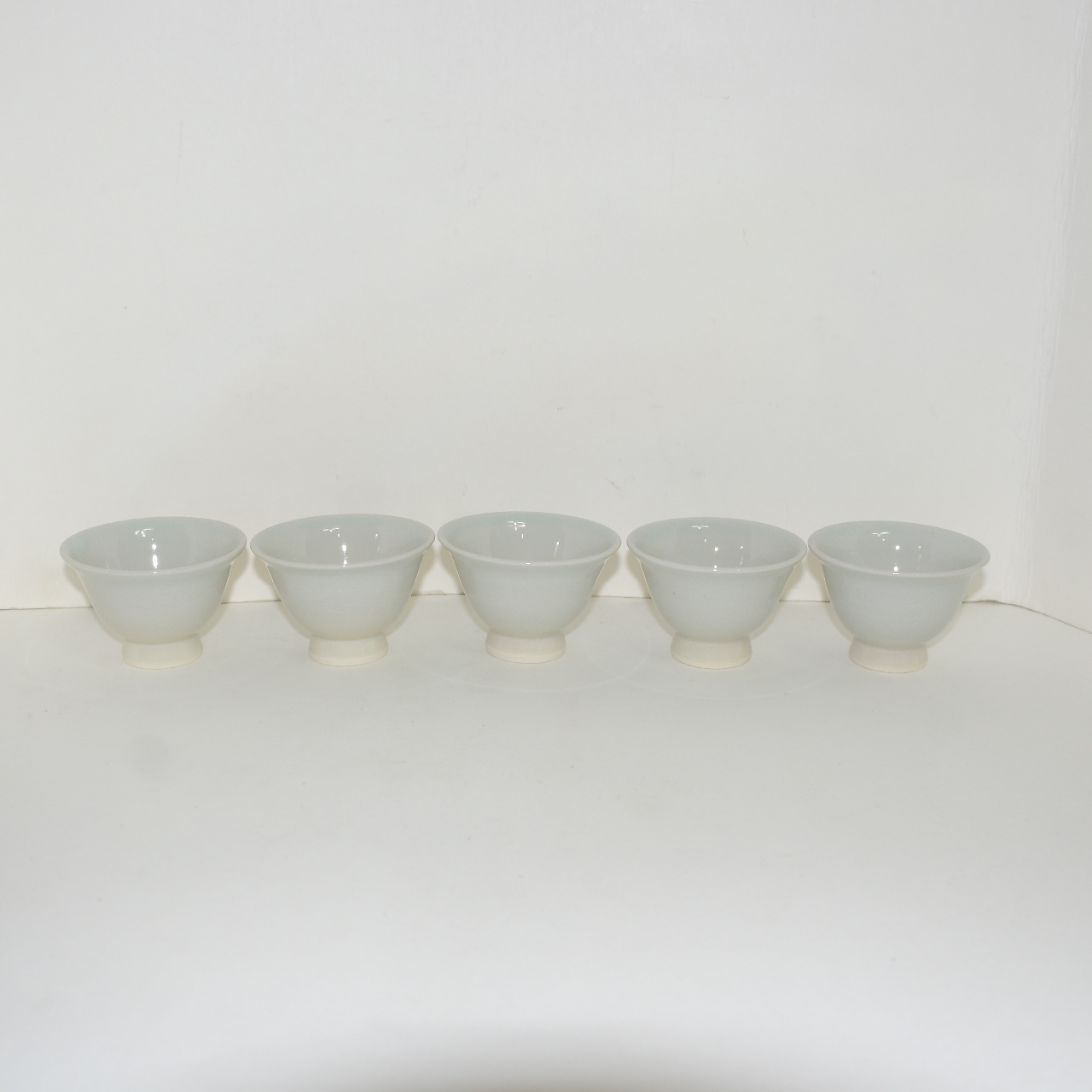 사이즈가좋은 청자 잔 5점셋트
