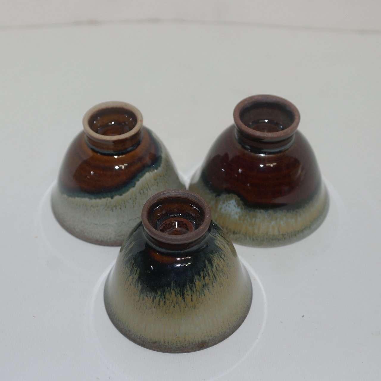 덴모꾸 청자 사이즈좋은잔 3점셋트