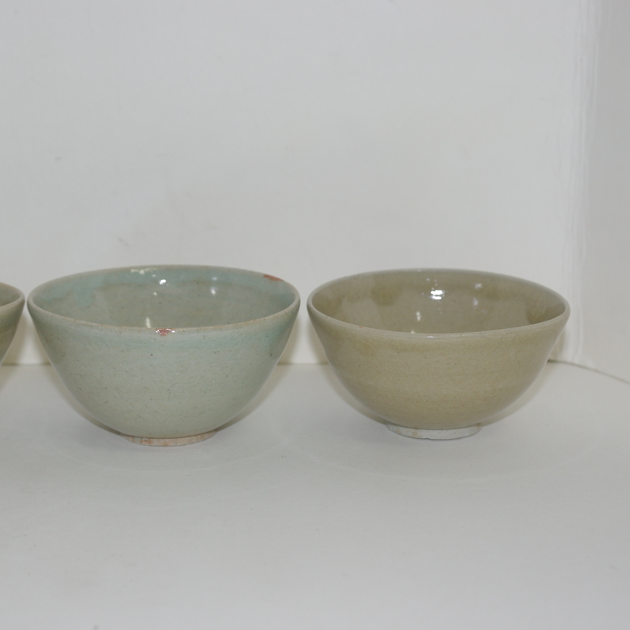 골동 에도시기 양촌이마리 백자잔 4점