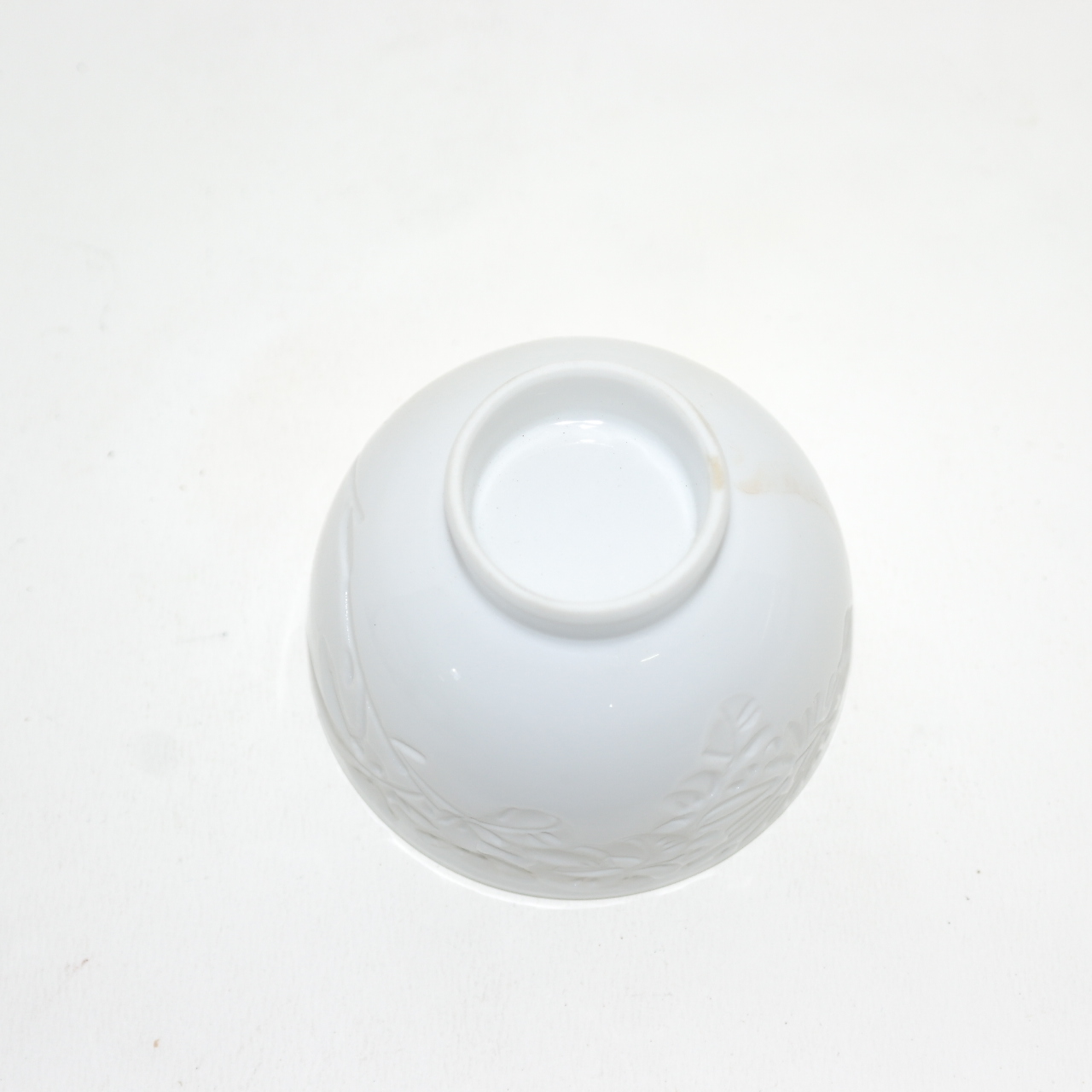 순백자 음각화문 5인다관셋트