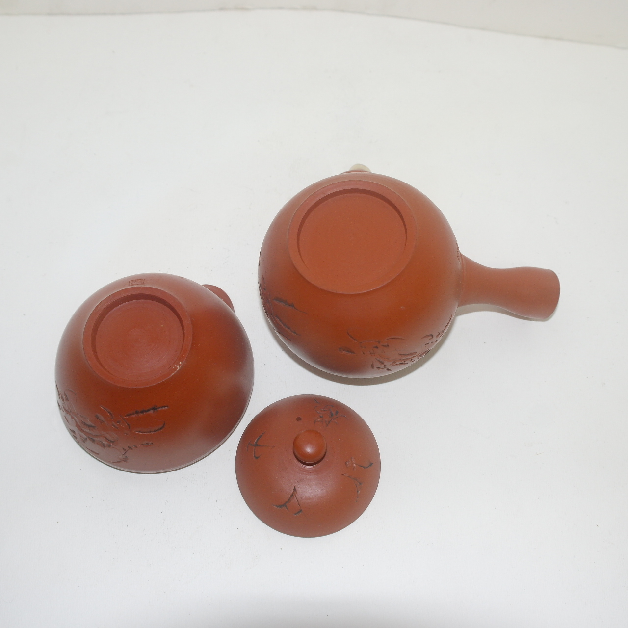 자사도자기 음각화문 5인다관셋트