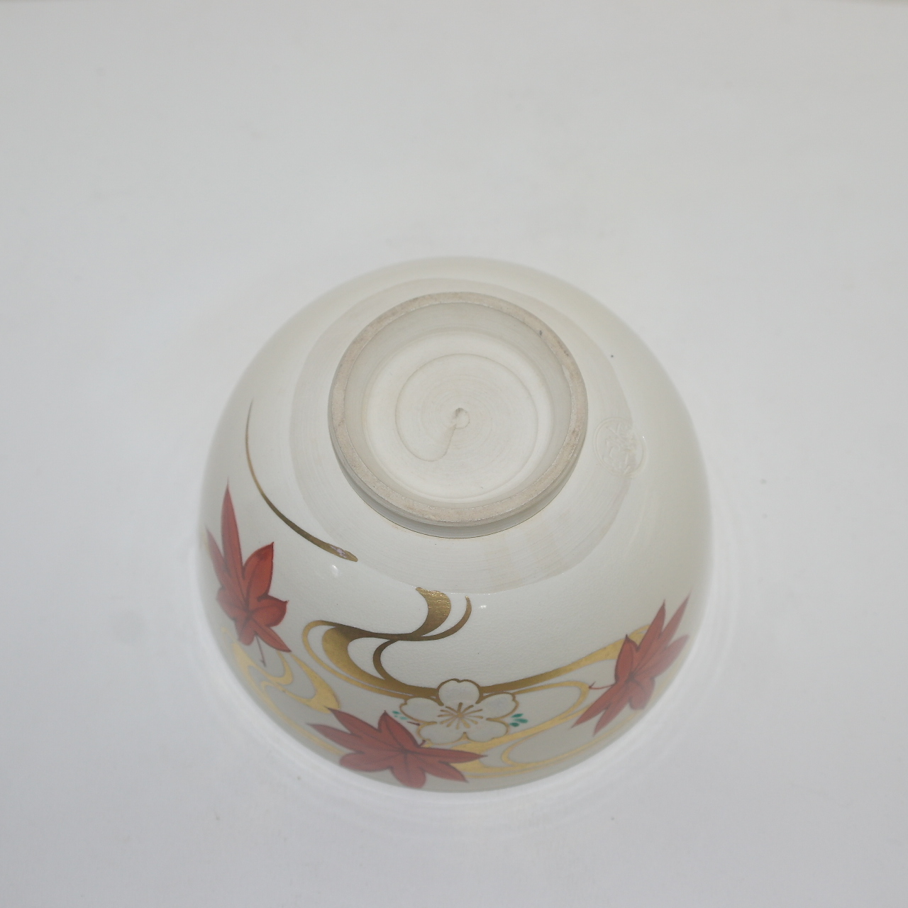 사스마 분청자진사금채단풍문 말찻잔