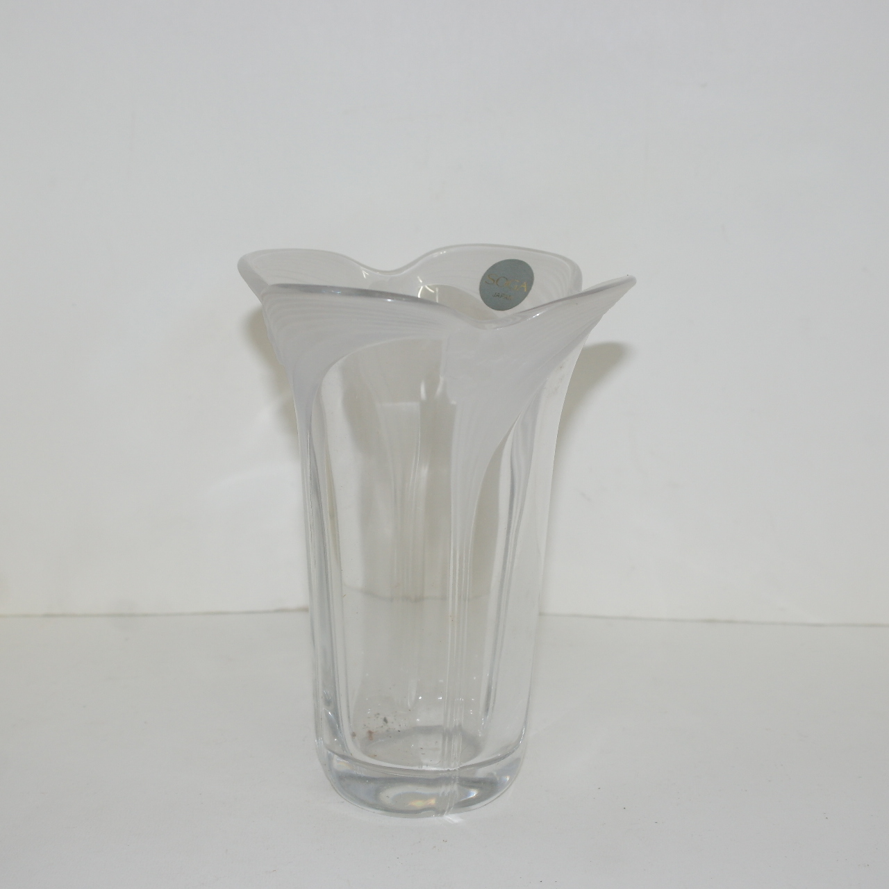 소가 글래스 유리화문 화병