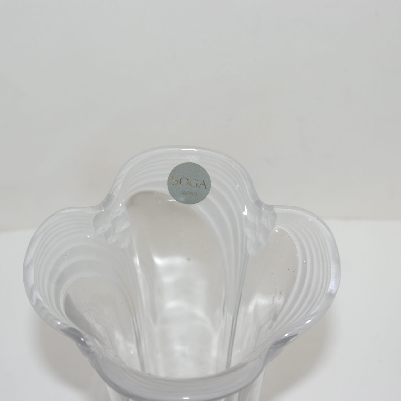 소가 글래스 유리화문 화병