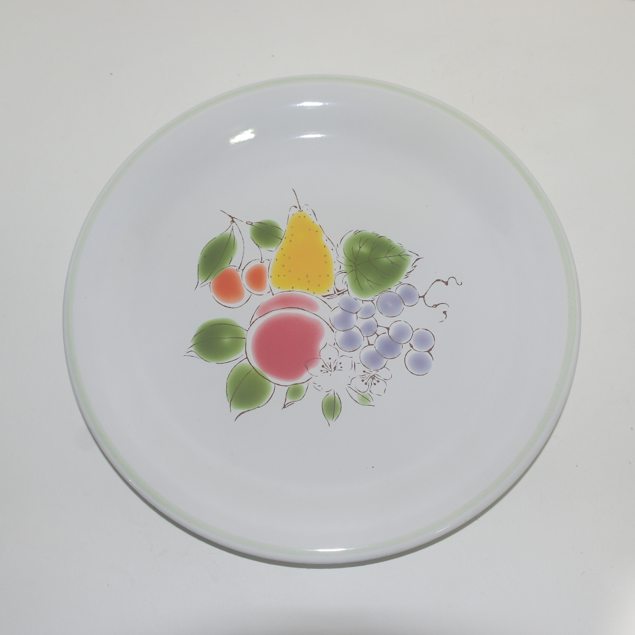 근대사 청화백자포도과일문 대완