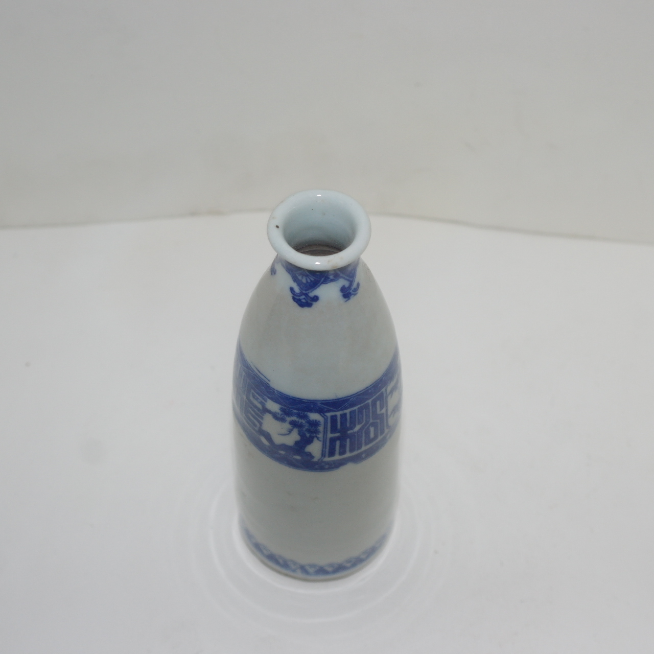 연대가좋은 외사기 청화백자화문 주병