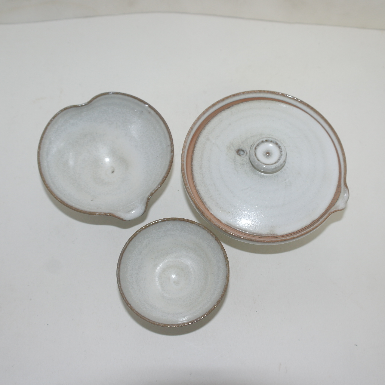 분청자 5인 다관셋트