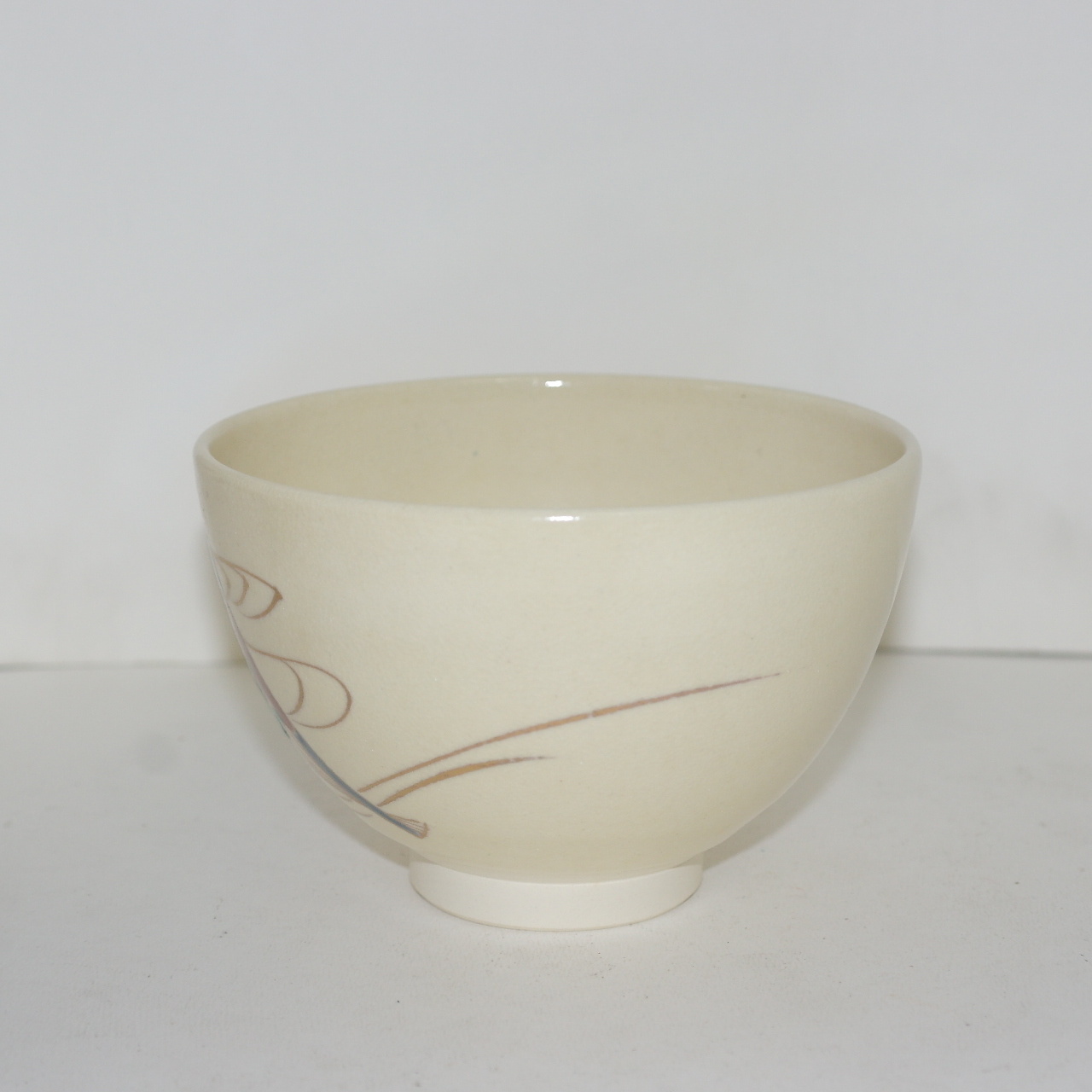 사스마 분청자 진사금채화문 말찻잔