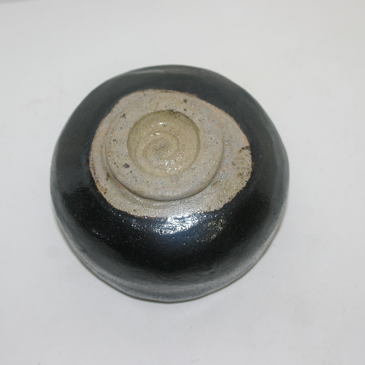 흑유청자 말찻잔