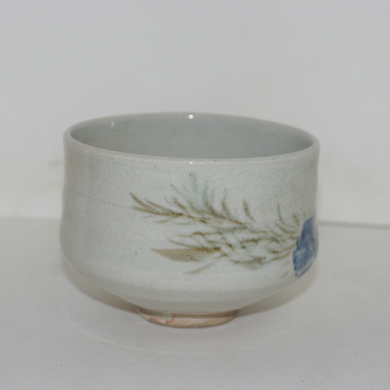 청자 청화가재문 말찻잔