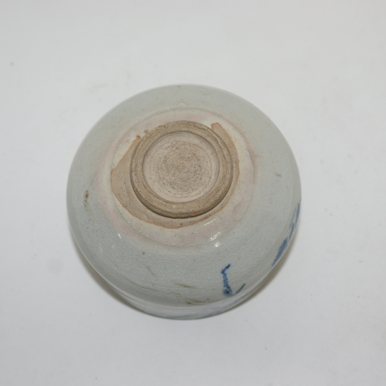 청자 청화가재문 말찻잔