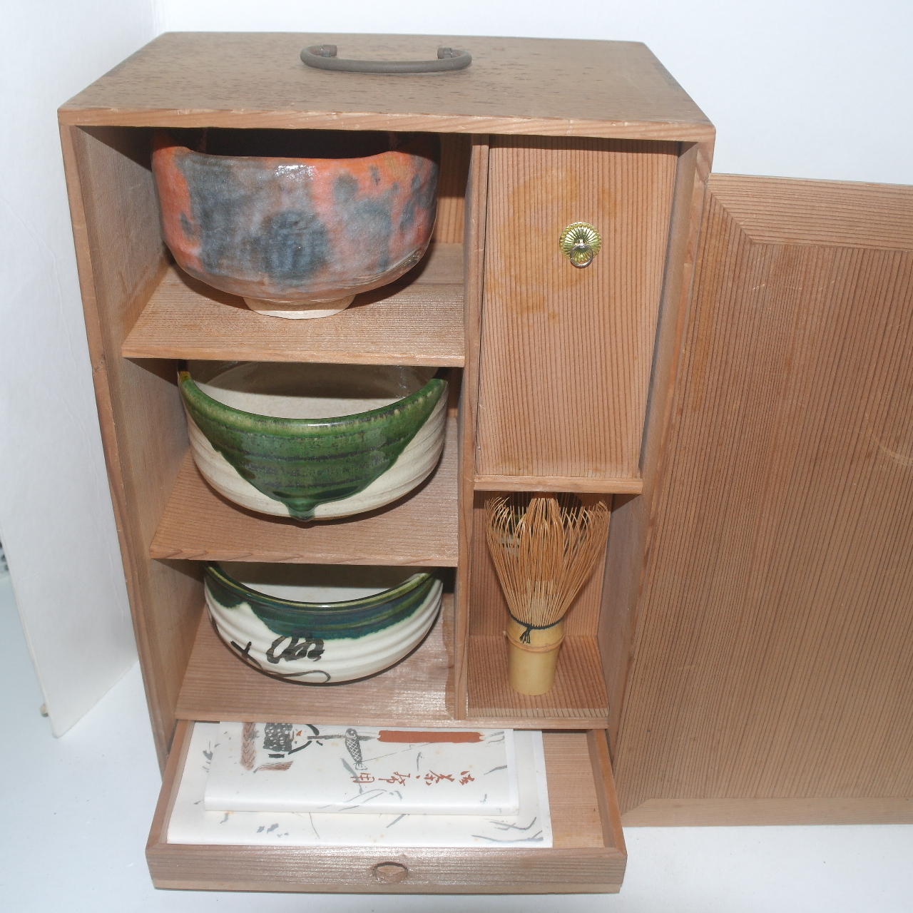 말찻잔과 다도장셋트