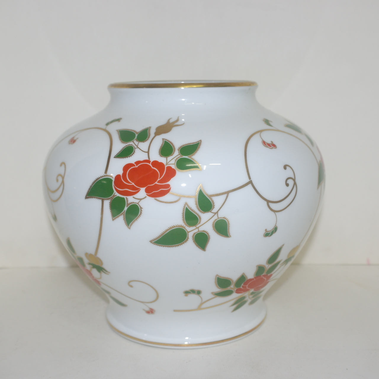 연대가좋은 오구라 본챠이나 진사금채화문 호