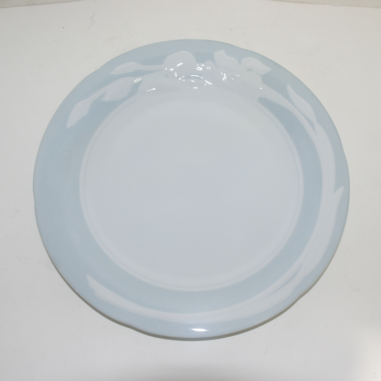 입셍로랑 청화백자 화문 대완