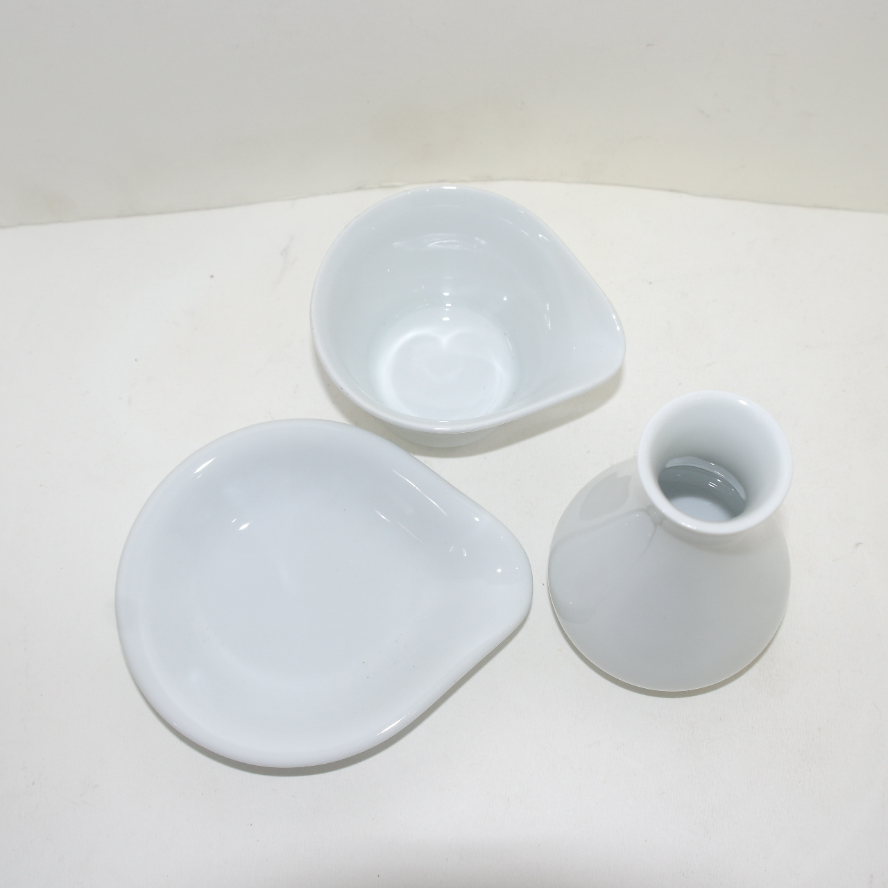 독일산 순백자 주병과 수구,완