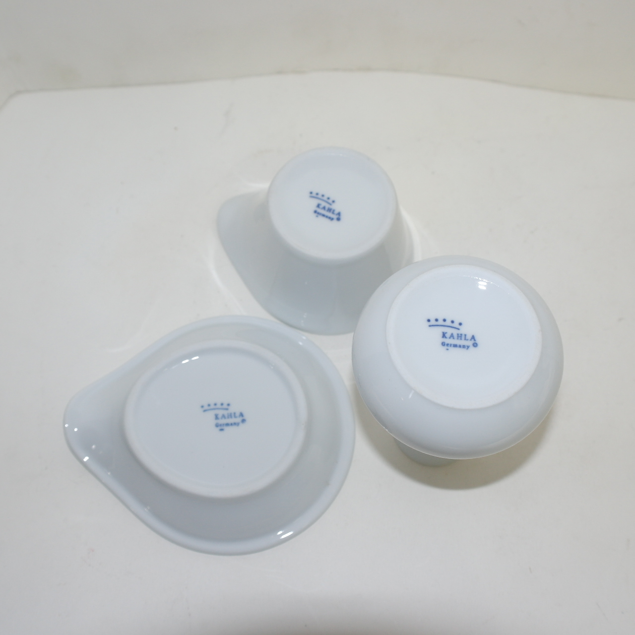 독일산 순백자 주병과 수구,완