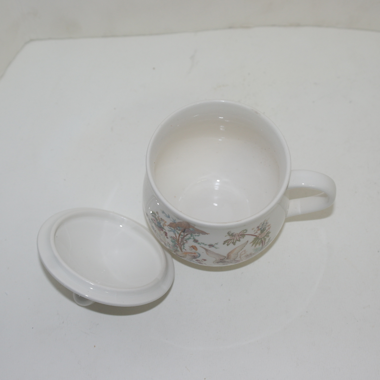 니키코 본챠이나 조화문 두껑있는 잔