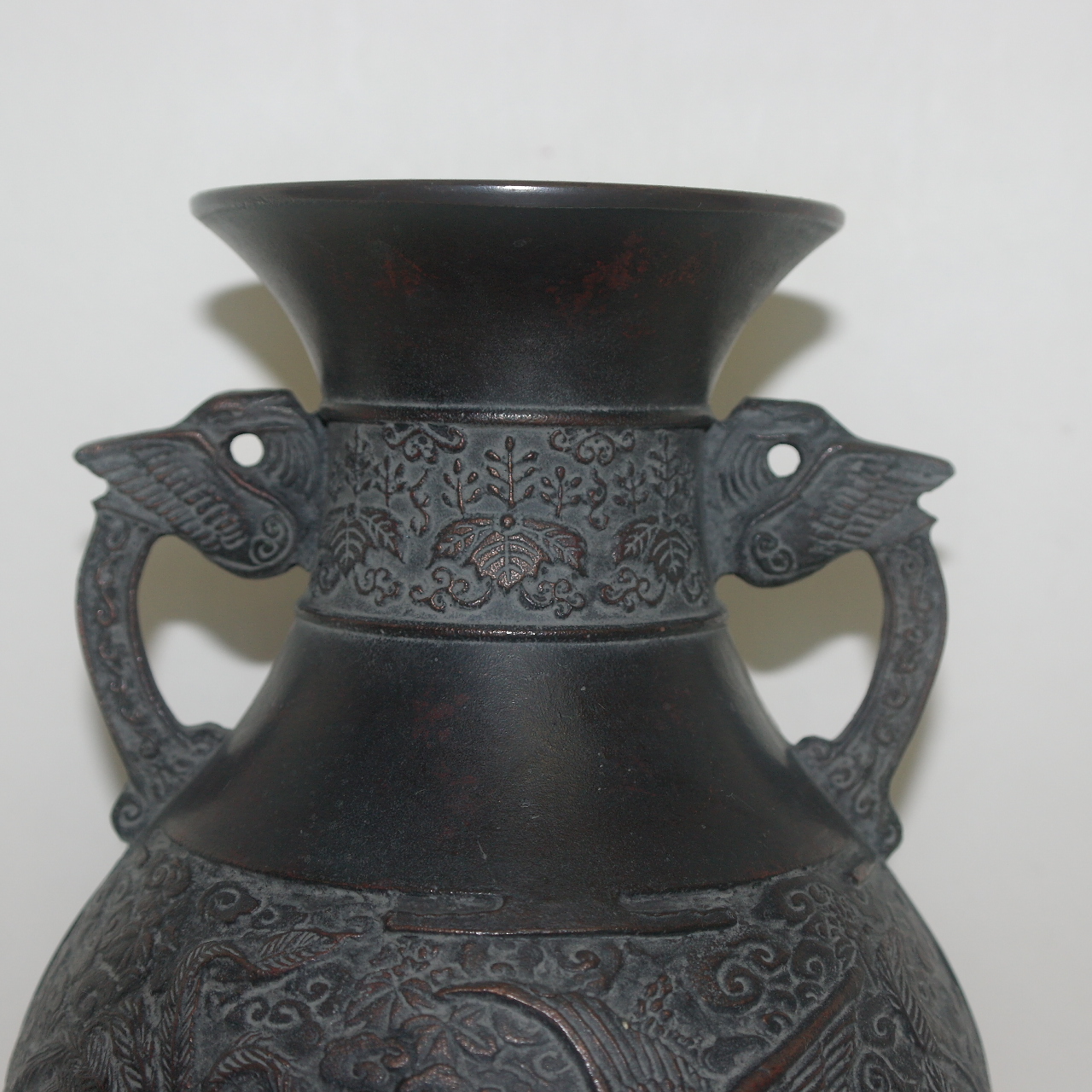 청동으로된 비익조각 양각조각된 이귀호