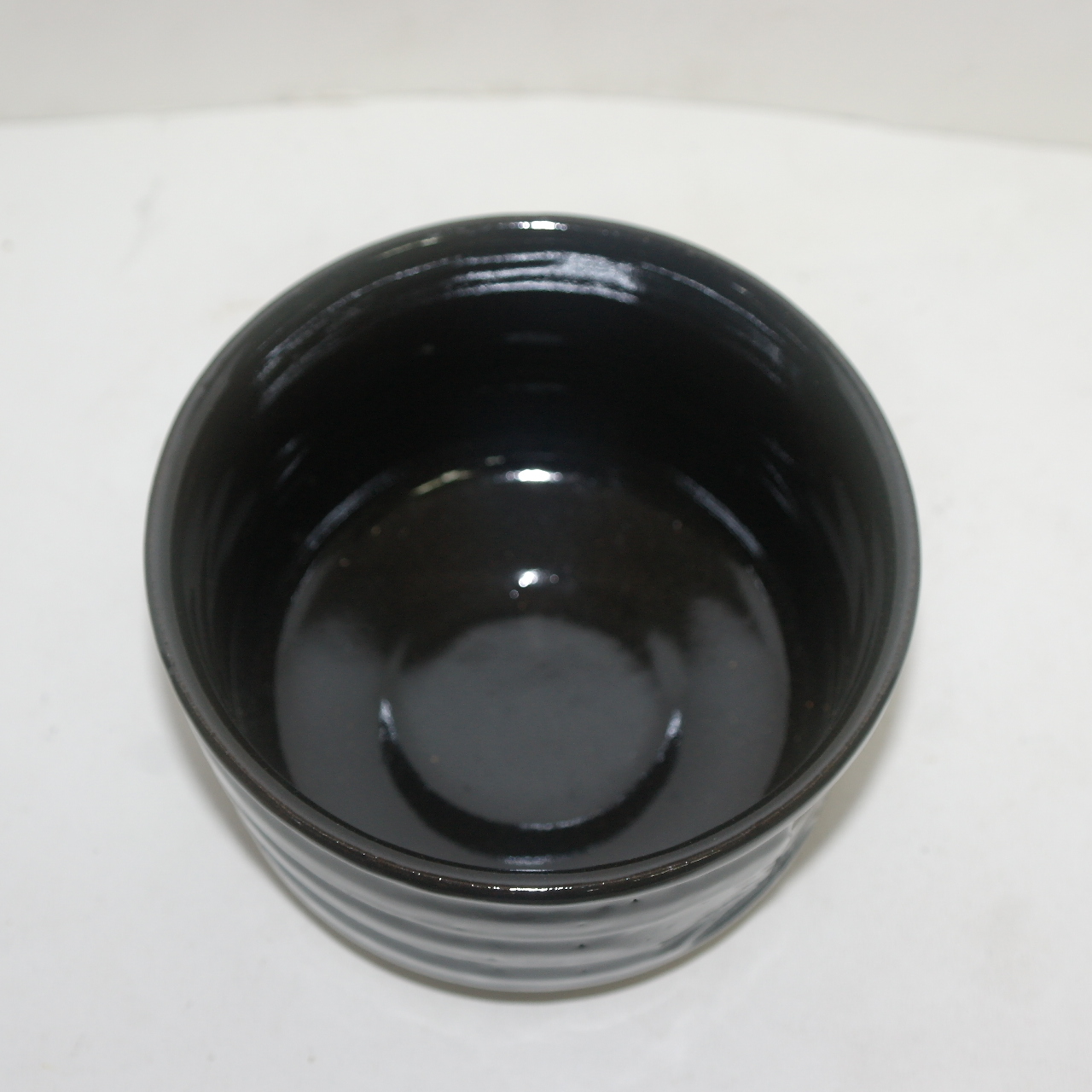 흑유청자 말찻잔