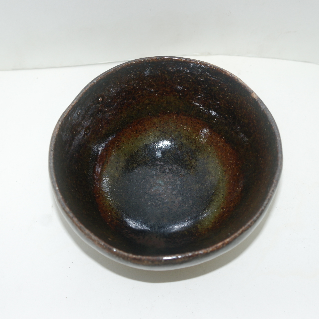 흑유청자 말찻잔