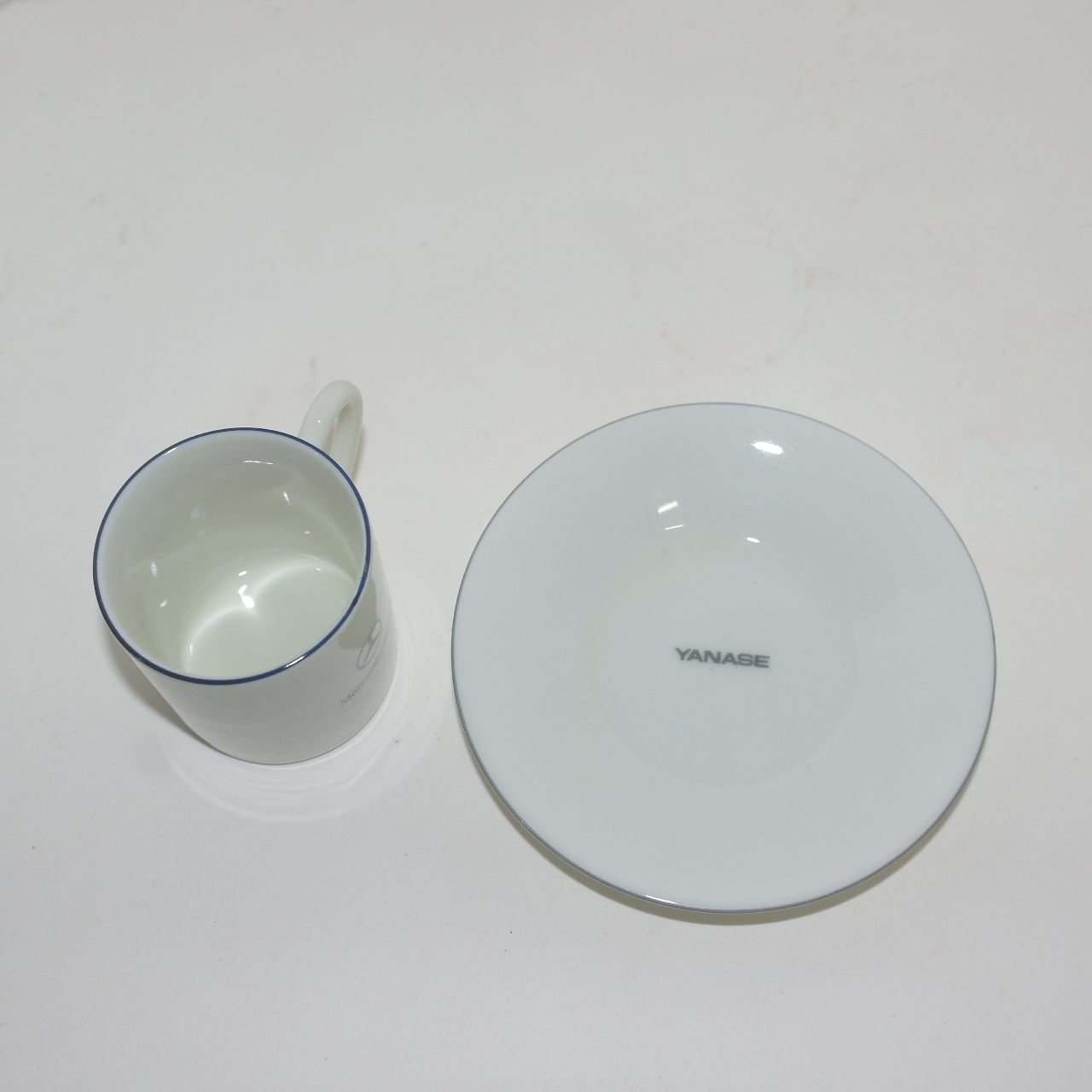 메르스 벤츠 백자 에스페로 커피잔 2점셋트