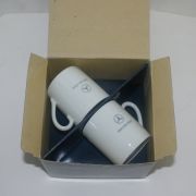 메르스 벤츠 백자 에스페로 커피잔 2점셋트