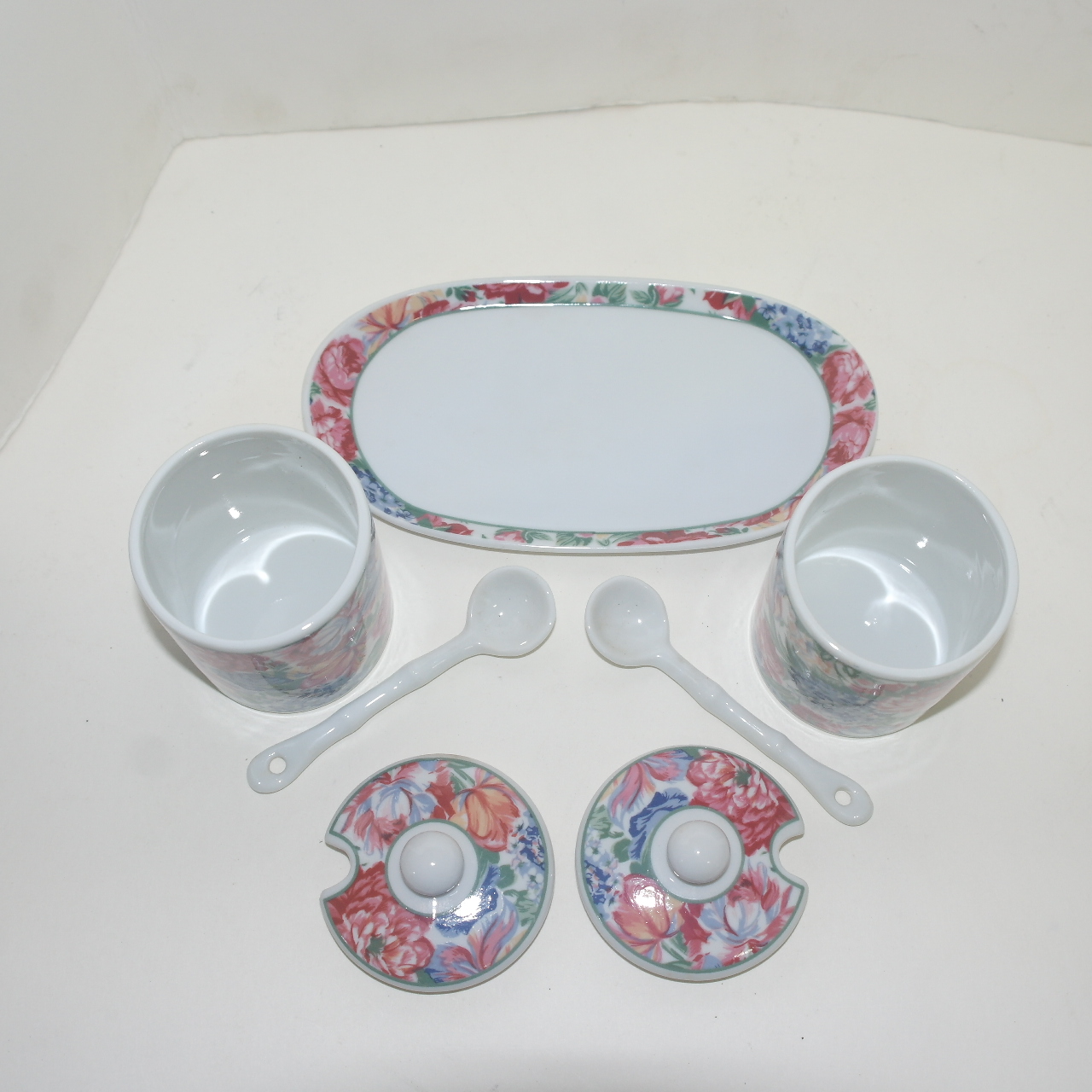 아름다운 빛깔의 백자진사화문 스푼함셋트