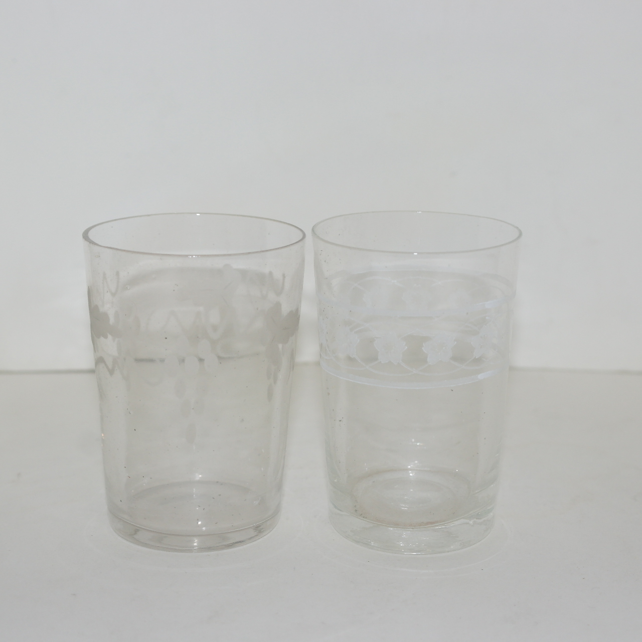 근대사 연대좋은 유리컵 2점