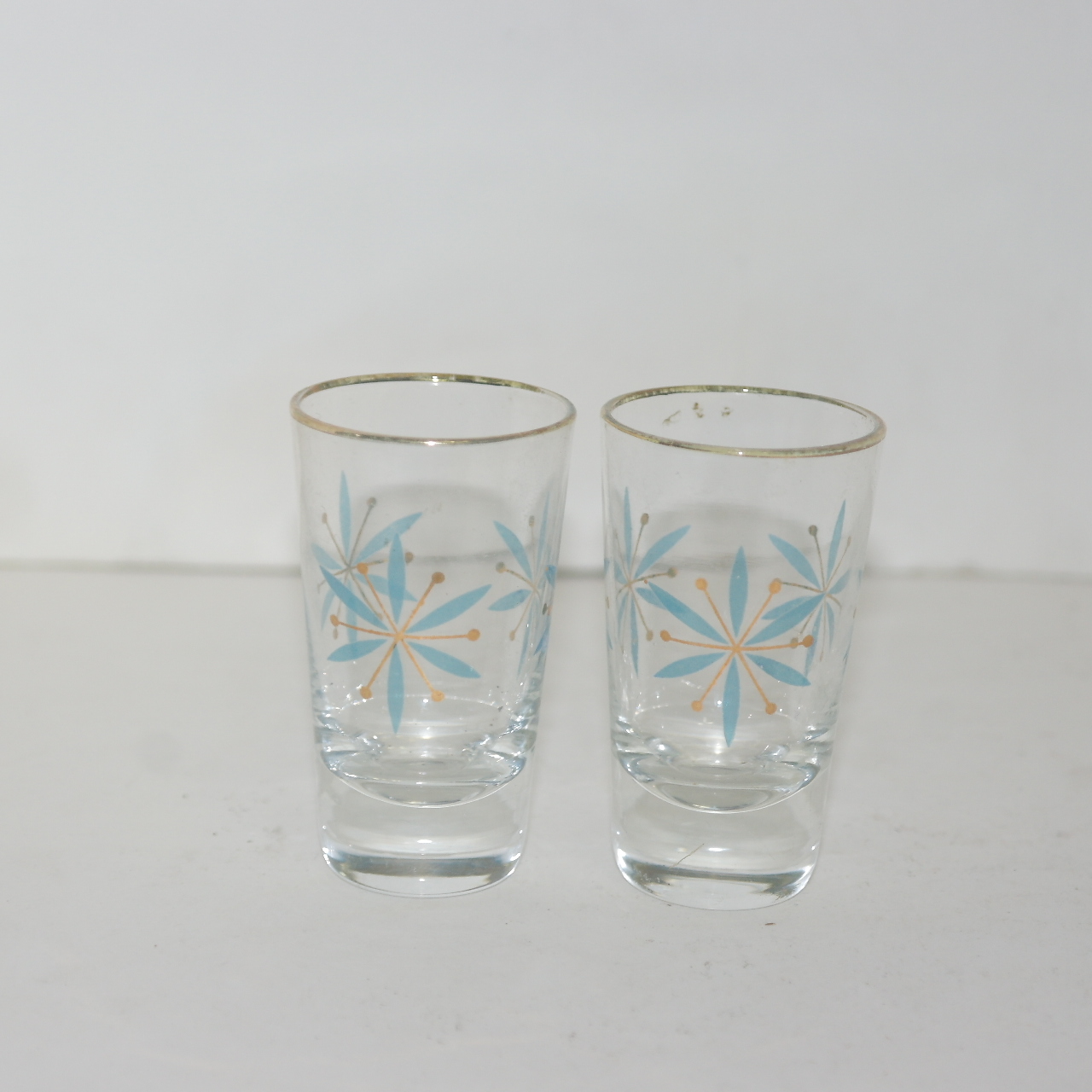 근대사 금채화문 잔 2점