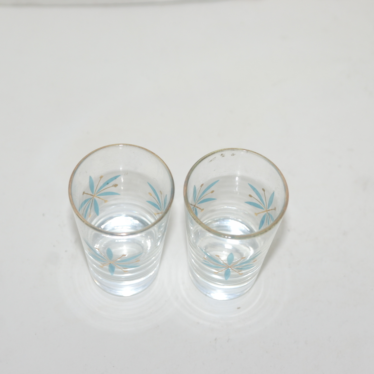 근대사 금채화문 잔 2점