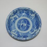 100년이상된 고이마리 청화백자화문 완