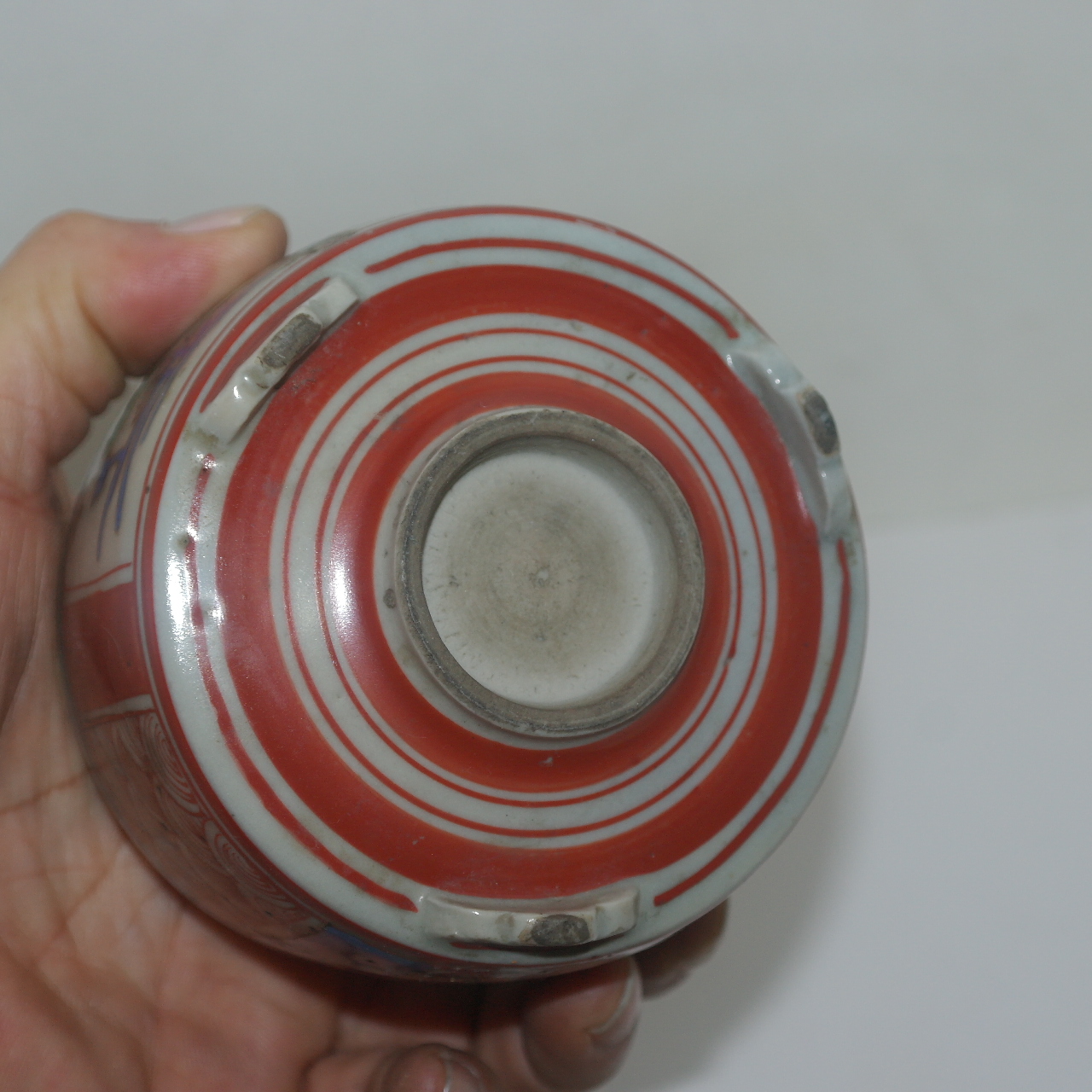 100년이상된 진사청자화문 삼족향로