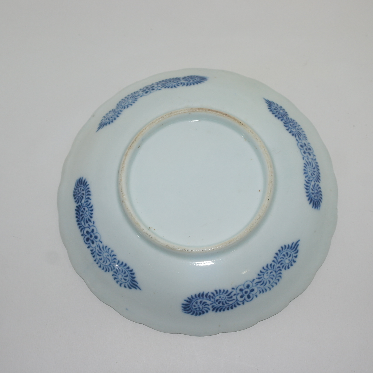 연대가좋은 이마리 청화백자 화문화형완