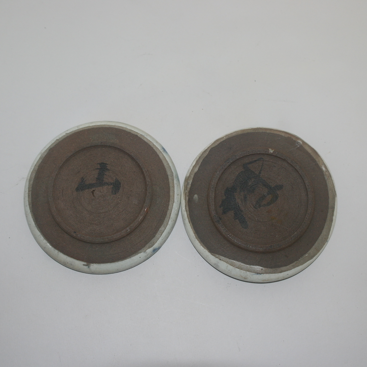 연대가좋은 청자 청화초화문 완 2점