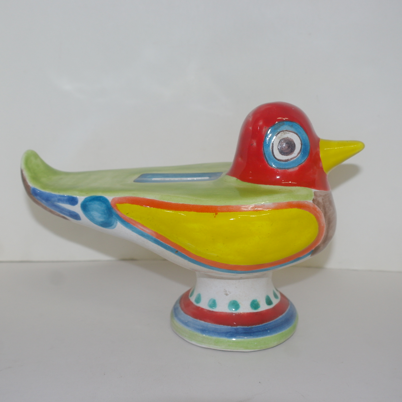 이태리산 청자도자기 오리저금통