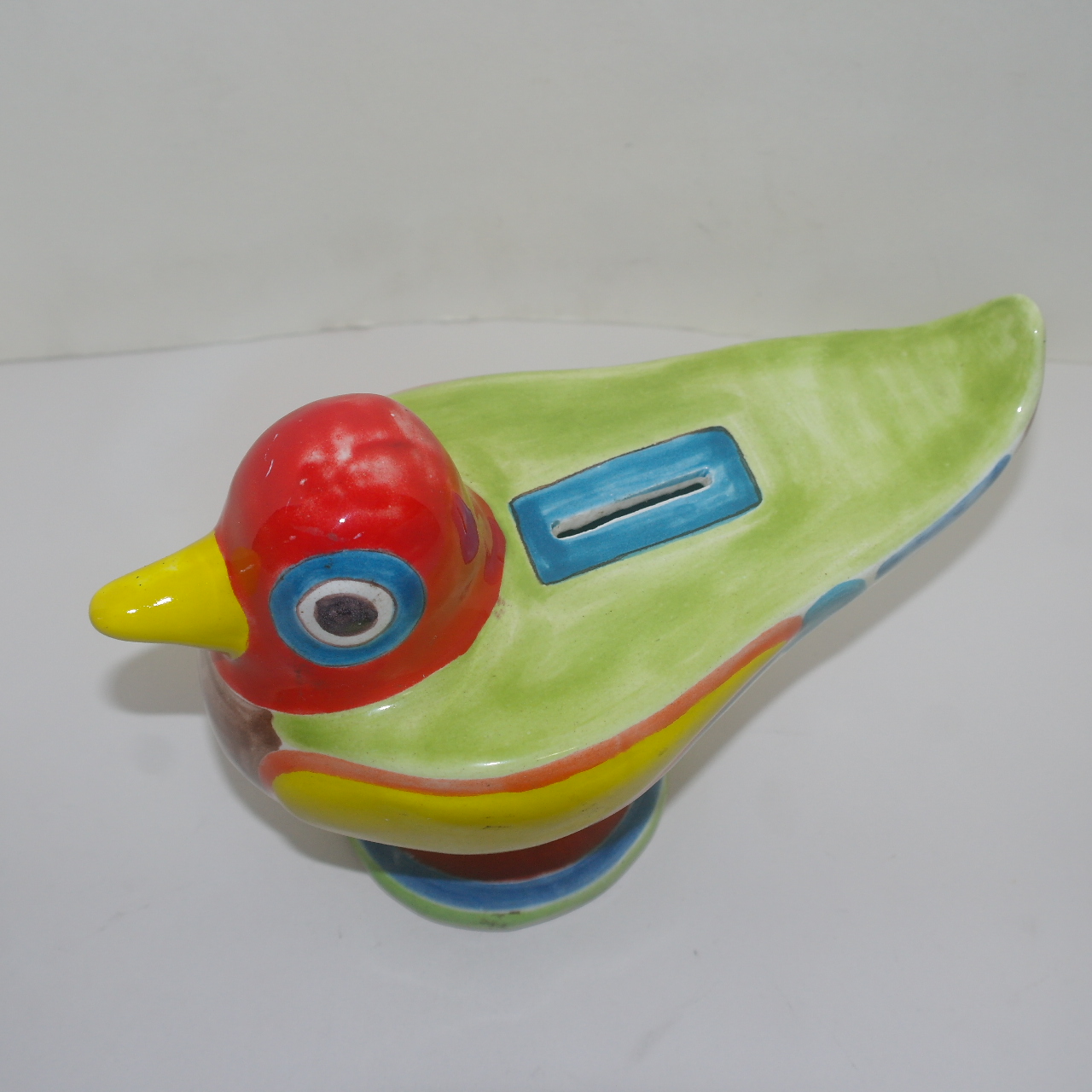 이태리산 청자도자기 오리저금통