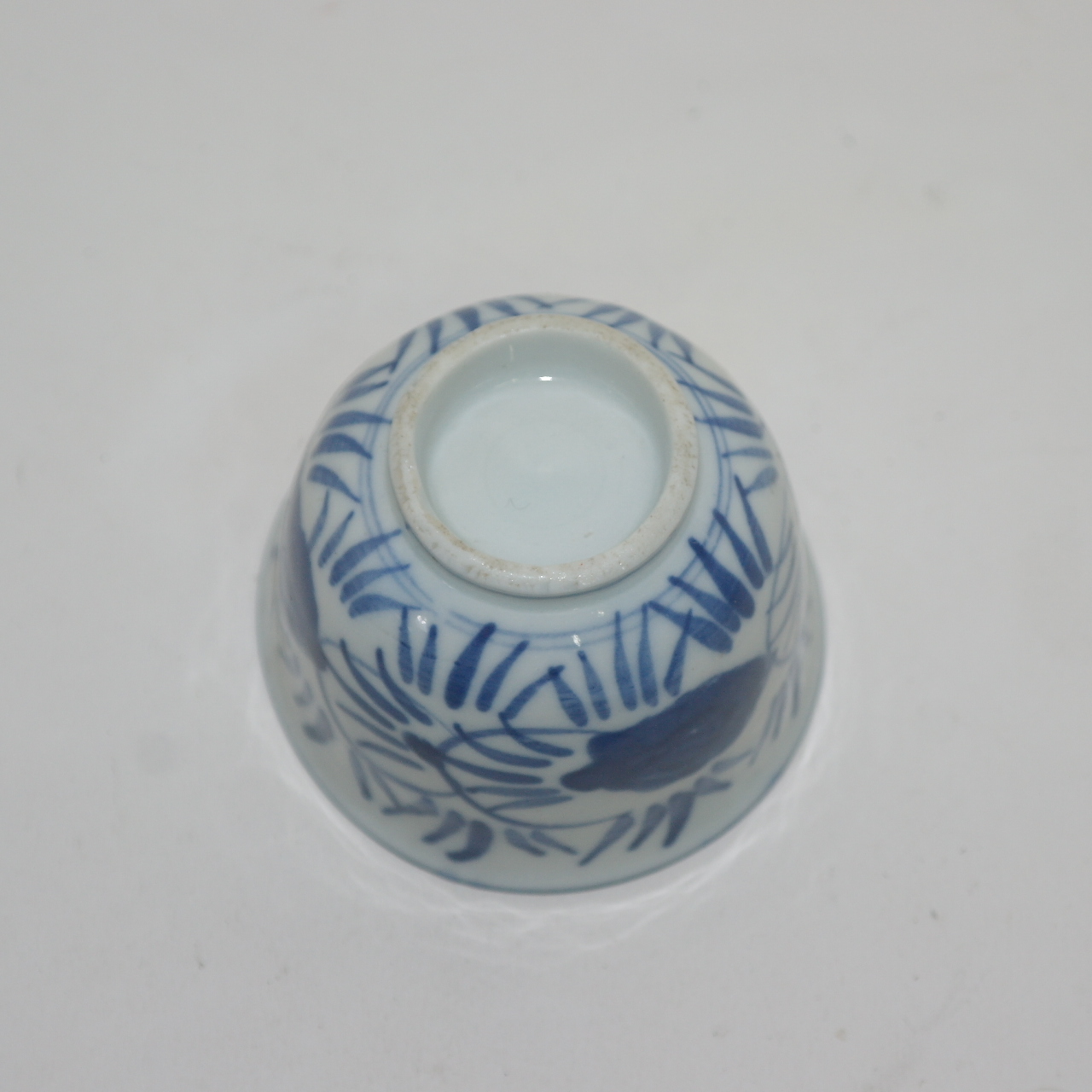 연대가좋은 청화백자화문 잔