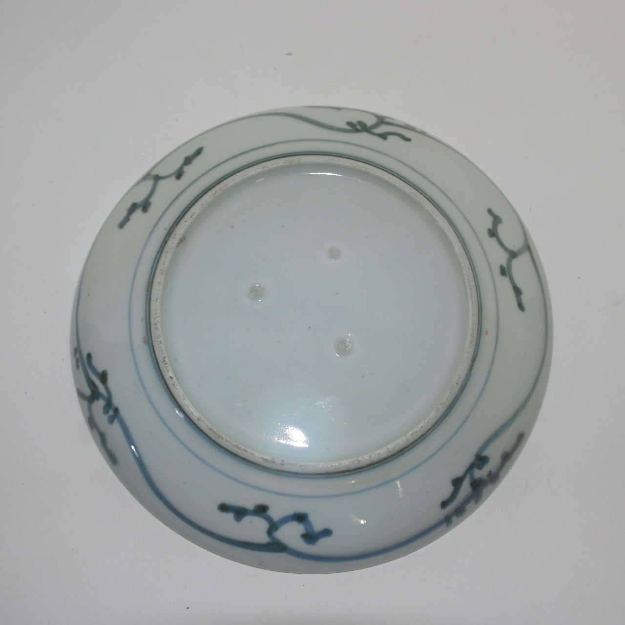 100년이상된 청화백자화문 완 5점