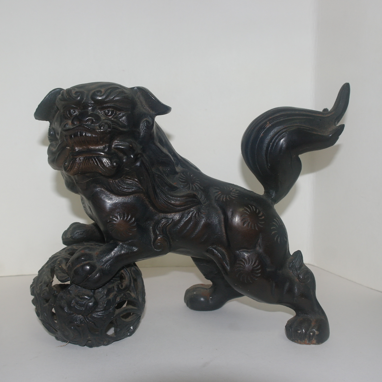 연대가좋은 무쇠로된 해태조각상