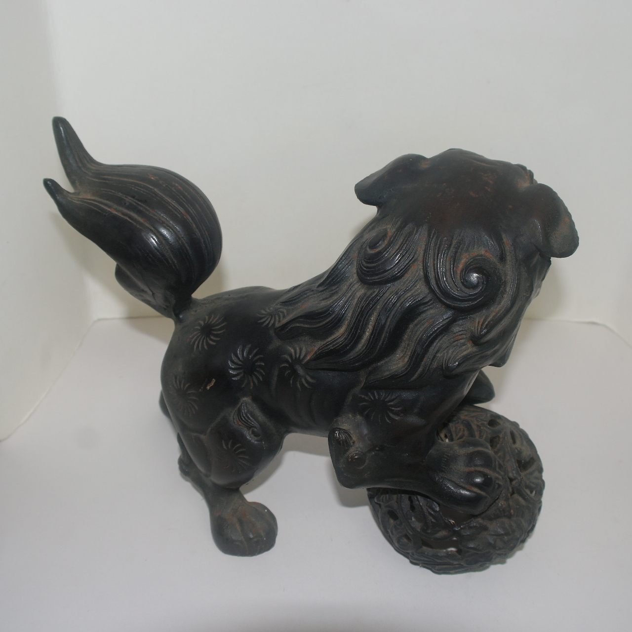 연대가좋은 무쇠로된 해태조각상