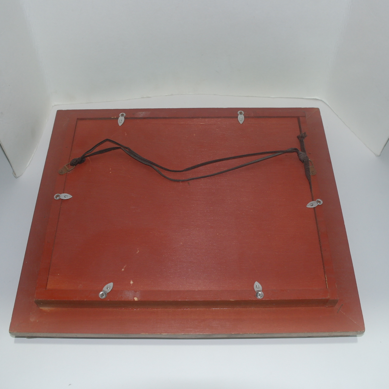 나무액자에 유화 도시풍경그림