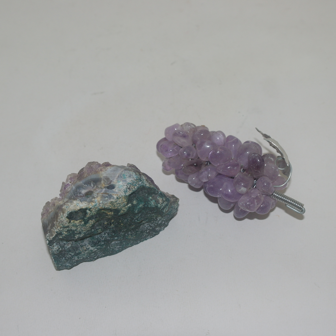 자수정 원석 과 자수정포도