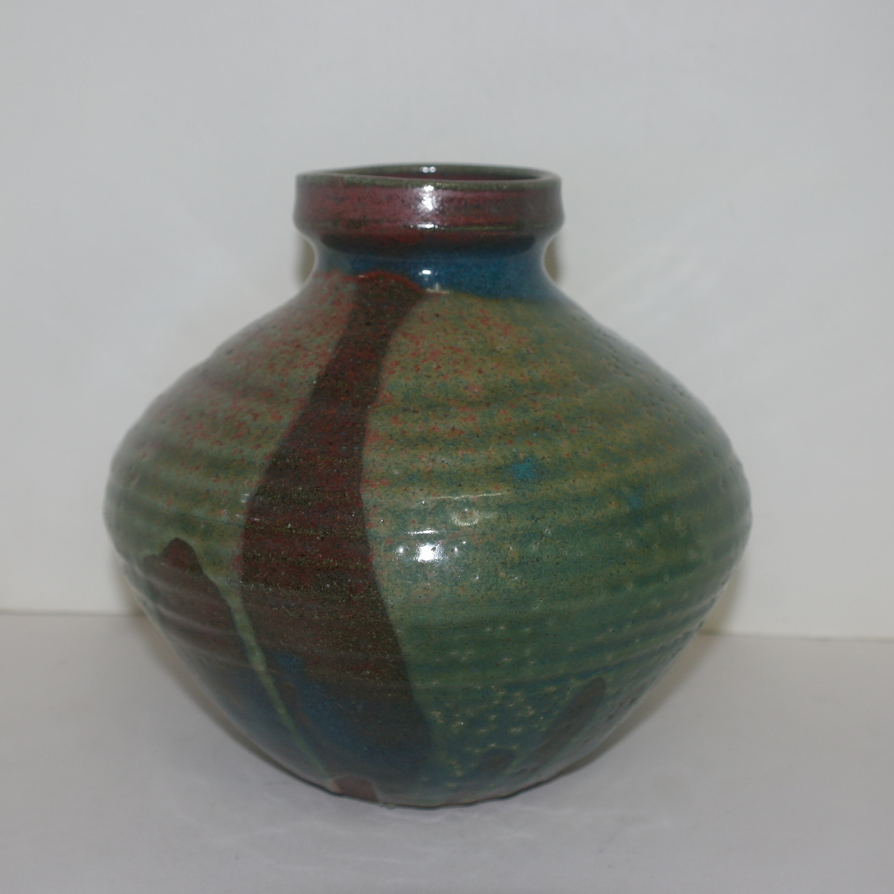 청자 유약흘림이 좋은 호