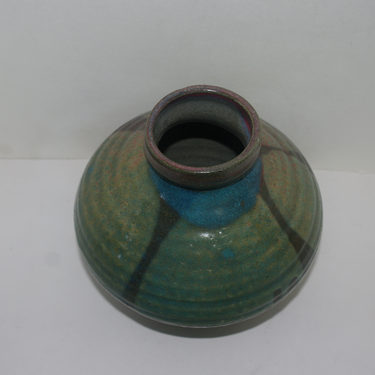 청자 유약흘림이 좋은 호