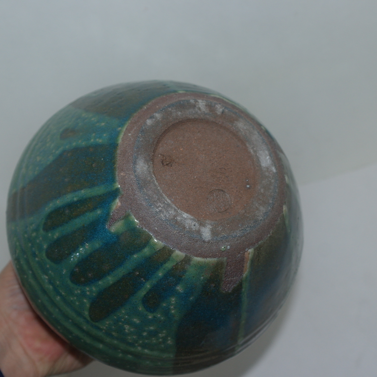 청자 유약흘림이 좋은 호